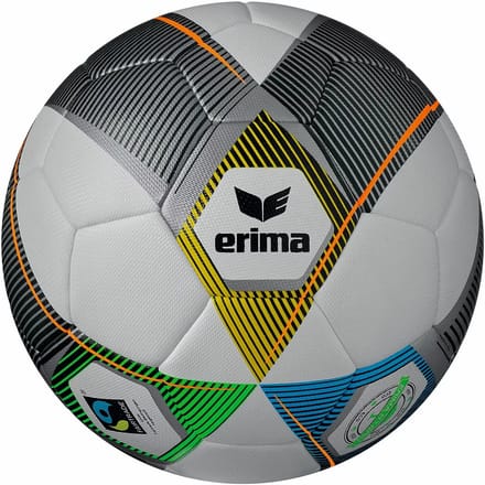 Erima Hybrid Eco (Size 5) Trainingsbal - Wit / Zilver / Navy | Maat: 5