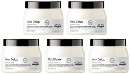 5x L'Oréal Professionnel Serie Expert Metal Detox Mask 500ml