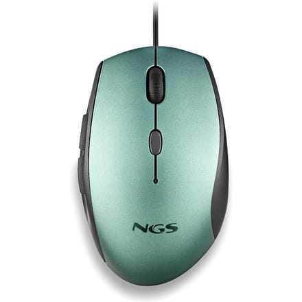 NGS Moth Ergonomische Bedrade Muis met USB Type-C - Lichtblauw