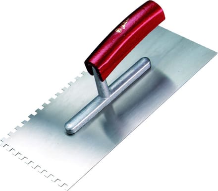 Metselmeisje Plakspaan getand 6mm 280 x 130mm