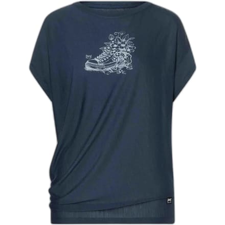T-shirt dames super.natural Flower Sneakers Loose