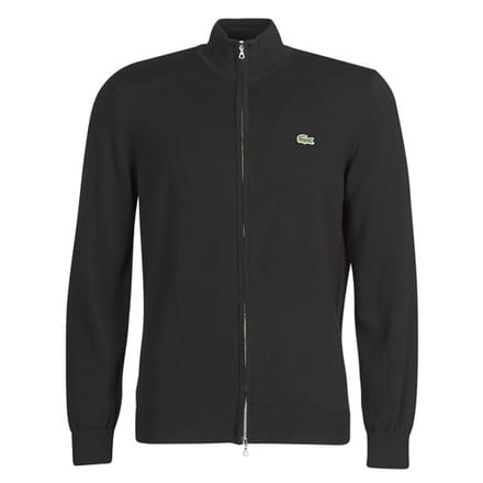 Lacoste A Zip through sweater - black