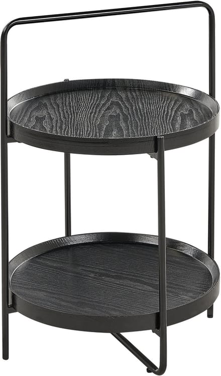EVART - Bijzettafel - Zwart - Hout