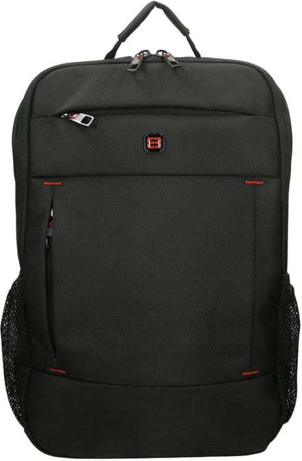 Enrico Benetti Cornell Laptoprugzak 17 inch - Zwart