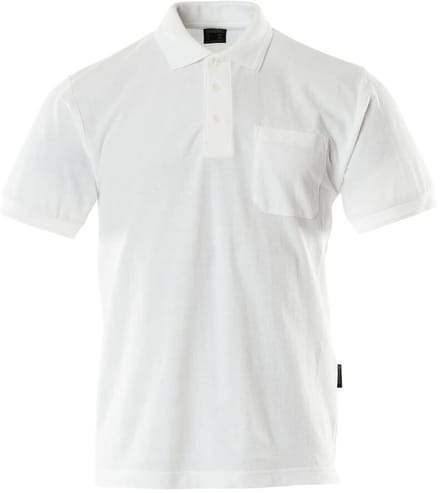 Mascot Crossover Poloshirt met borstzak 00783-260 - Wit - S