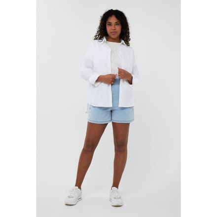 EsQualo Blouse Oversized Poplin Off White Taglia: 36 | Magliette intime Outlet | Donna | Bianco