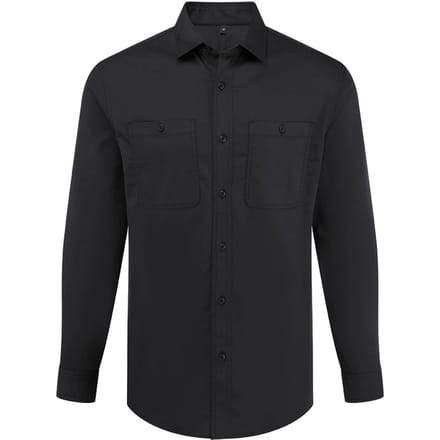 Premier Unisex Volwassen Utility 2.0 Service Shirt (Blijf Zwart)