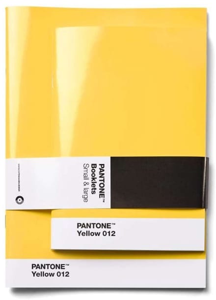 Copenhagen Design - Schriften Set van 2 Stuks Gestipt - Yellow 012 - Papier - Geel -