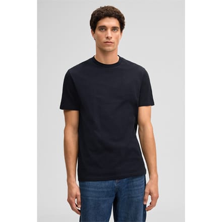 Piqué T-shirt Fisher, navy