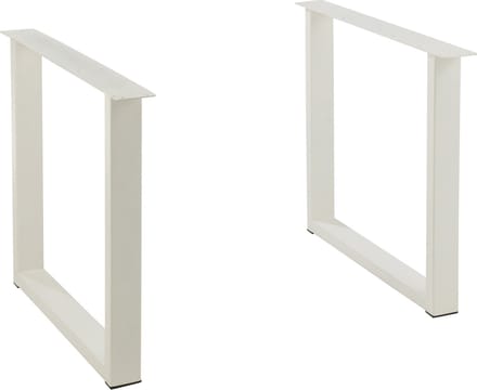 J-Line tafel Poten Rechthoek - metaal - zwart