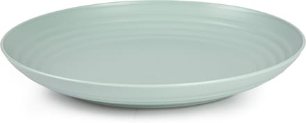 Plasticforte Rond diner bord/camping bord - Dia 25 cm - mintgroen - kunststof - onbreekbaar