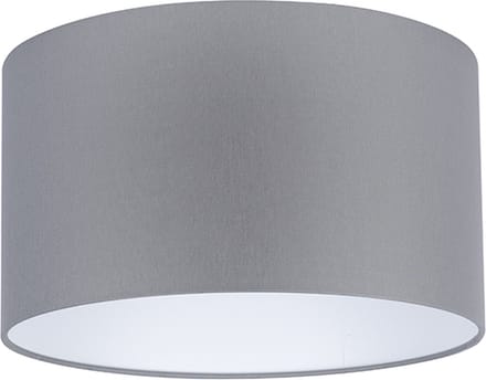 Uniqq Lampenkap stoffen grijs Ø 35 cm – 20 cm hoog
