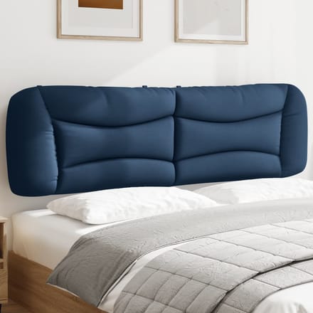vidaXL - Hoofdbordkussen - "Hvar" - 180 - cm - stof - blauw