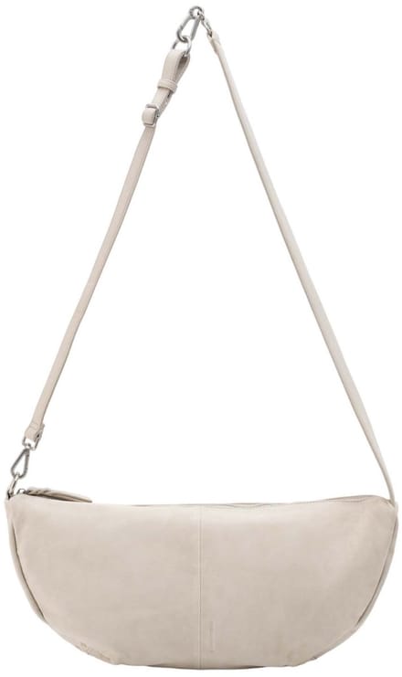 FREDsBRUDER Leren schoudertas Counting Stars Crossbag Beige crème