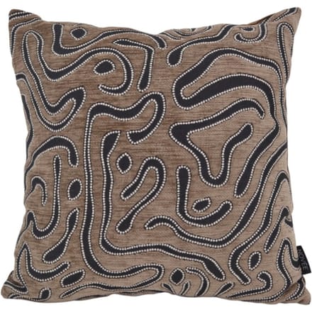 NOVÉE Sierkussen chenille flow | 45 x 45 cm | velvet/polyester