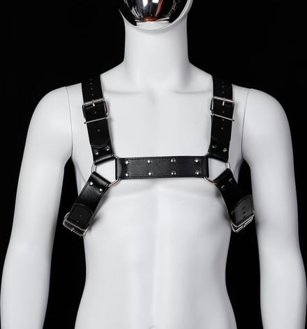 Banoch | Chest harness Rapheal - pu leren harnas voor man