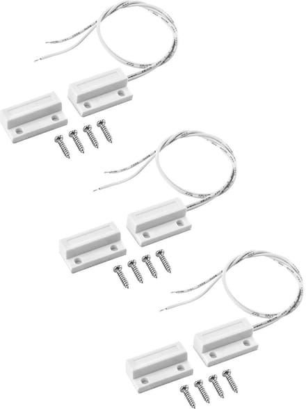 3 stuks MC-38 Bedrade Beveiligingssensor Alarm voor Deur en Raam