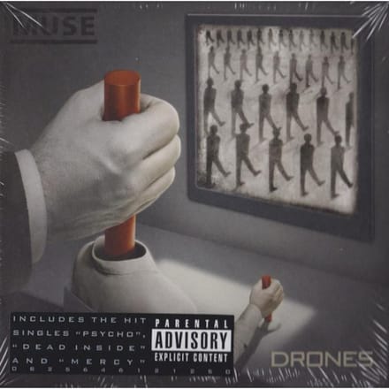 CD MUSE - Drones 0825646121250 Warner Bros. Re 2015 Europa Rock Gebruikt gray