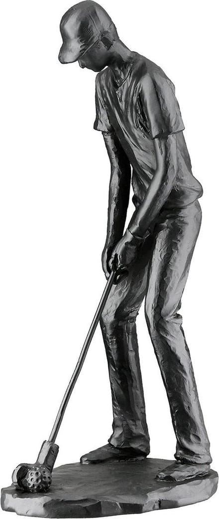 Gilde Handwerk - Beeld - Sculptuur - Golf - Polyresin - 7x10x21cm