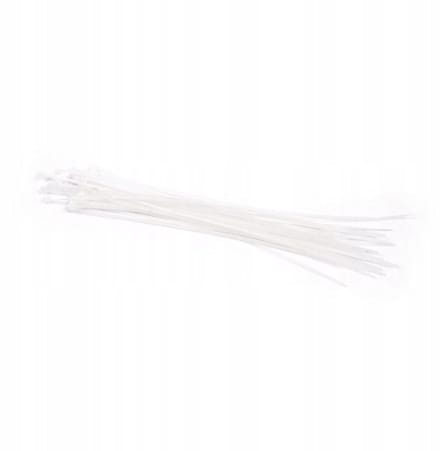 Witte Kabelbinders Rits 150x3,6 mm - 100 Stuks