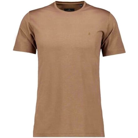 Ragman T-Shirt Softknit Round Neck Chestnut / male