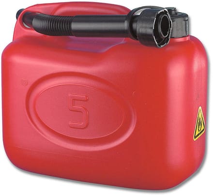 Tank met schenktuit