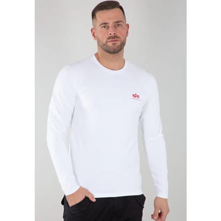 T-shirt met lange mouwen Alpha Industries Back Print Heavy