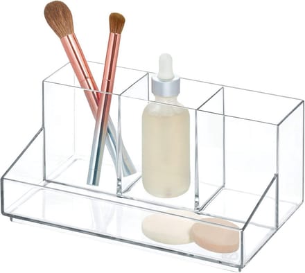 Cosmetic Organizer met 4 Vakken - Transparant Kunststof