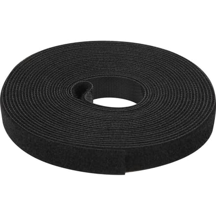 Klittenband Sluiting Rug aan Rug Plakband Kabel voor Buitenactiviteiten black