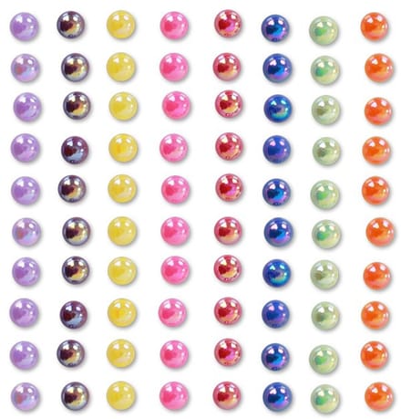 PXP Professional Colours Lichaamsversiering - Plaksteentjes - 80 stuks