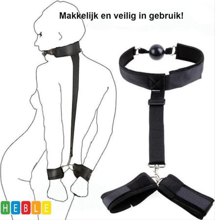 *** BDSM-Bondage - Submissief - Fetish - Slave Handboeien - Erotische Speeltjes - Stout - van Heble® ***