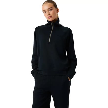 Bjorn Borg STUDIO SOFT HALFZIP SWEATSHIRT BLACK BEAUTY 10005336-bk001