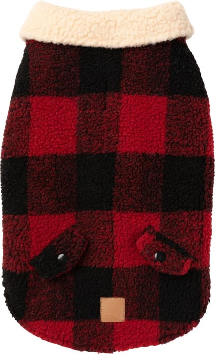 Fuzzyard Hondenjas Lumberjack - Hondenkleding - Rood Size 4