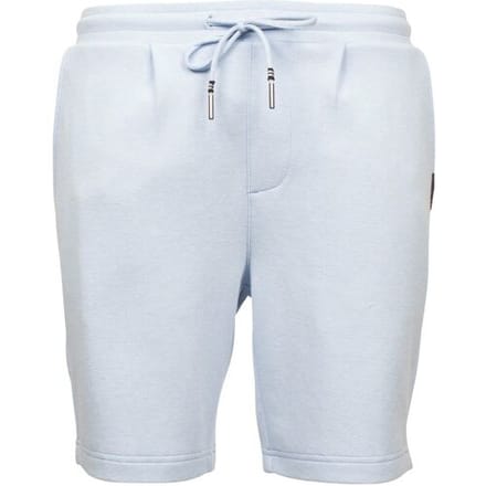 Baileys Bermuda Sweat Drawstring Two-Tone Oxford Doubleface Jacquard Interlock Pastel Blauw / male