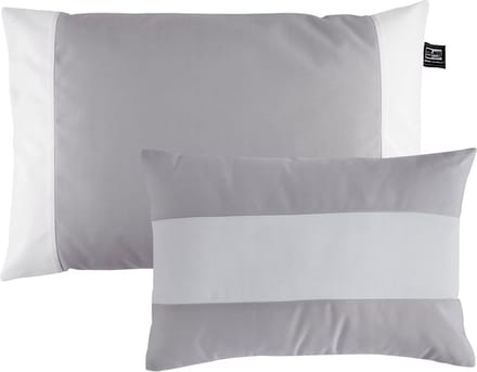 Marine Business Waterproof grijs witte Kussens - 2 stuks