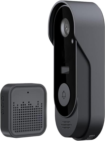 Video Deurbel - Slimme Camera - Huis Beveiligen - Bewegingsdetectie AI - 164 x 92 cm - Zwart
