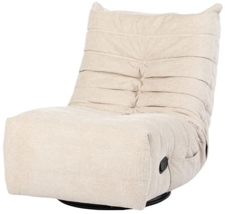 Starfurn Relaxfauteuil Zen - Beige - Draaibaar - 97x78x90cm