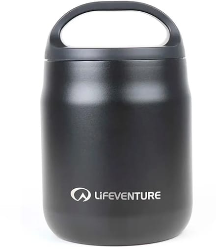 Lifeventure Food Flask 600ml Lunchbox Zwart