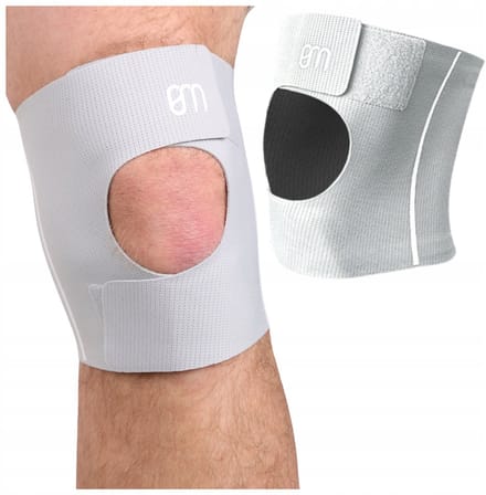 FIT4MED Serie - Elastische Kniebrace - Maat M - Universeel Links/Rechts - Siliconestrips