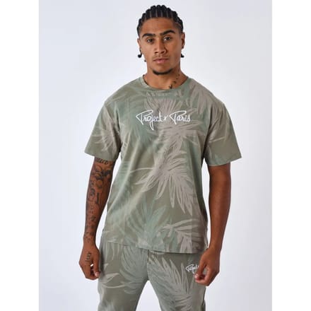 T-shirt met palmbladeren Project X Paris