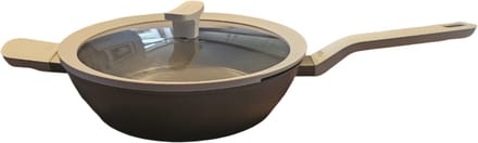 BergHOFF Leo Lite Hapjespan - Sauteerpan Met Deksel Grijs Ø26cm