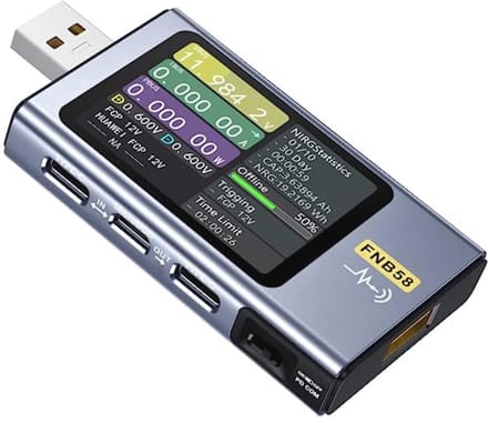 Digitale USB Tester voor Opladen en Capaciteitsmeting