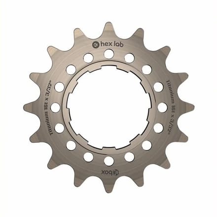 Titanium tandwiel Box Hex Lab