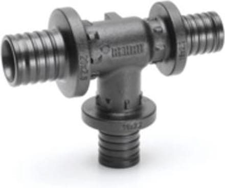Rehau Rautitan T stuk PX verloopdoorgang 25x25x20mm