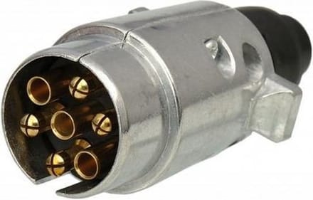 Aanhanger Stekker 7 polig 12 Volt - Metaal