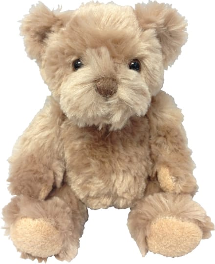 Suki Gifts Knuffel Beer - licht bruin - pluche - knuffeldier - 15 cm