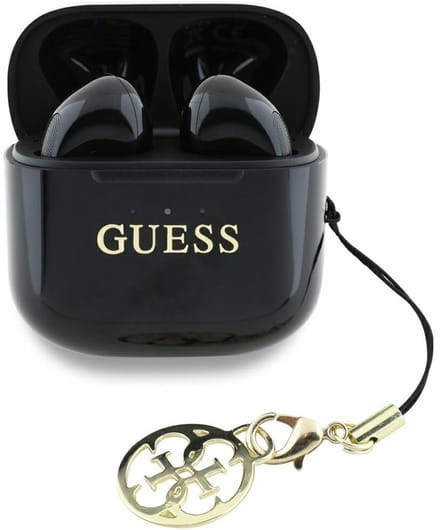 Guess Glossy Effect Serie - Draadloze Oordopjes - BT5.4 - Zwarte Etui - IPX5