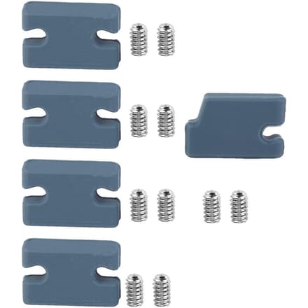 Ensemble de 5 pièces Kit de compatibilité d'ailerons en PVC Remplissage de languettes Accessoires de planche de surf gray