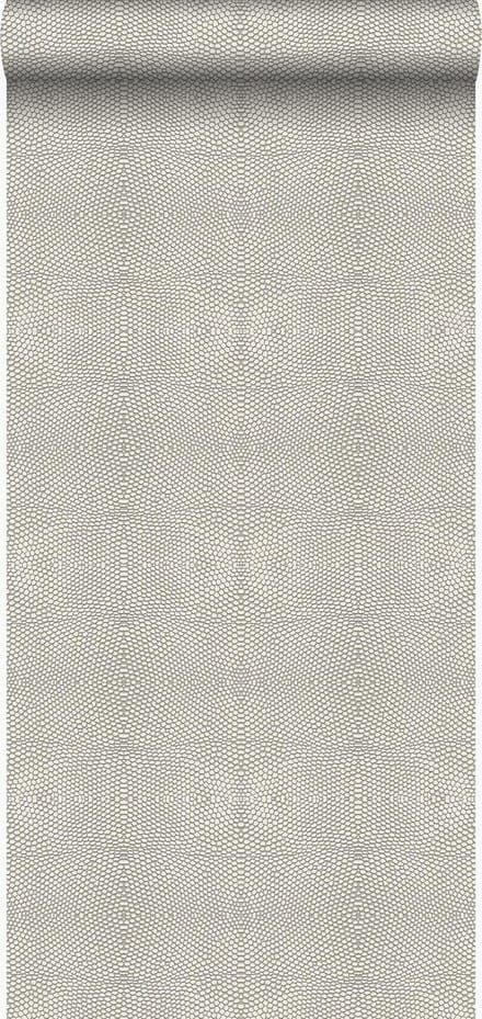 Origin Wallcoverings behang dierenhuidprint taupe - 53 cm x 10.05 m - 347310