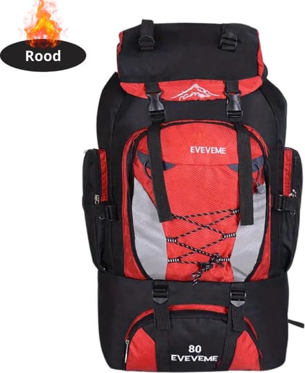 Nivard Rugzak - Dames - Heren - Meisje - Jongens - Backpack - Outdoor - Rood